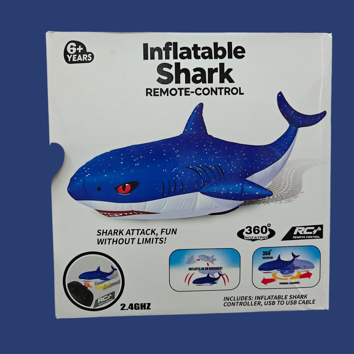 INFLATABLE RC SHARK 🦈