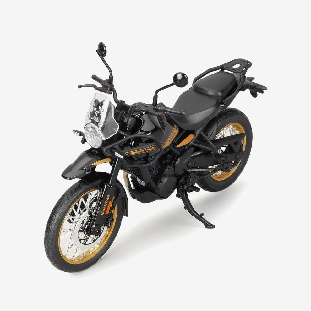 Royal Enfield New Himalayan scale model bike 1/12 by Maisto White/Black
