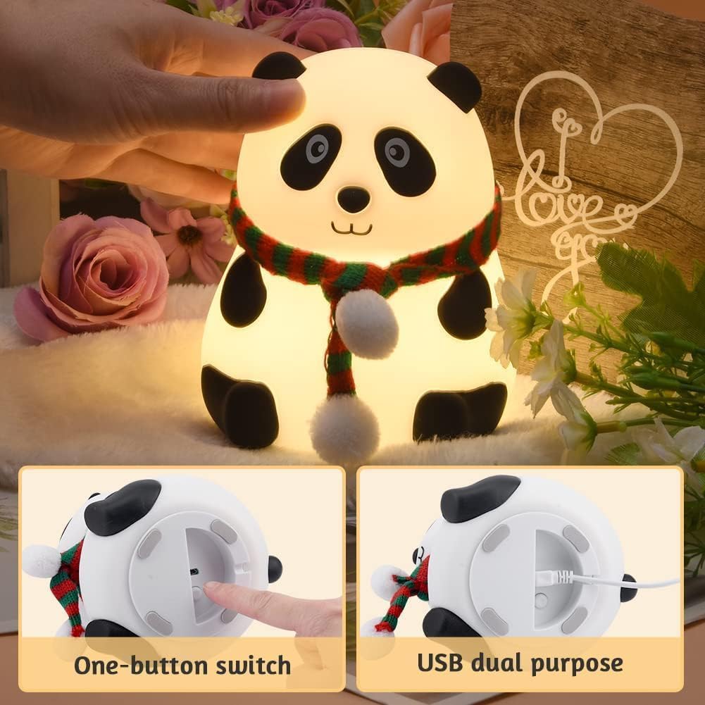 SILICONE PANDA LAMP