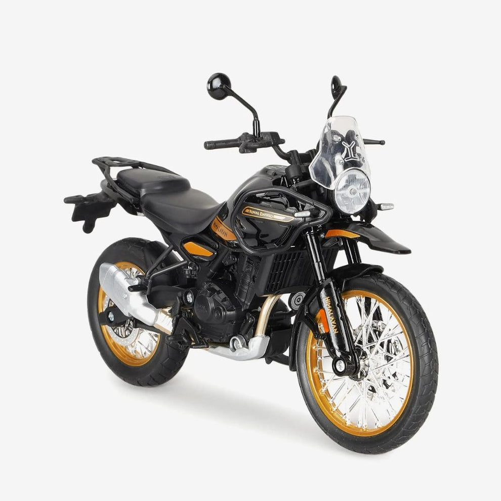 Royal Enfield New Himalayan scale model bike 1/12 by Maisto White/Black