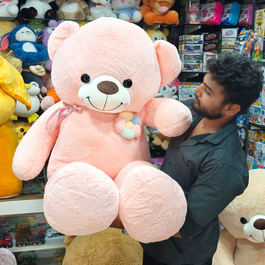 PEACH PREMIUM TEDDY BEAR