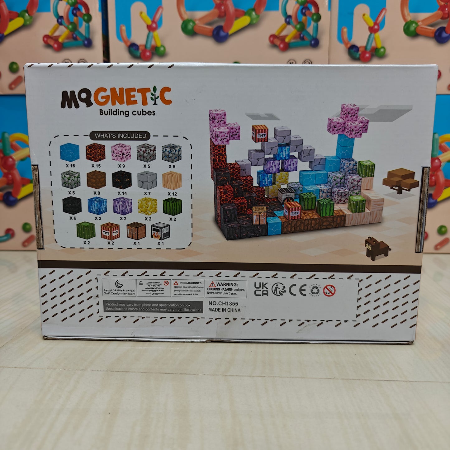 MINECRAFT MAGNETIC BLOCKS (117PCS)