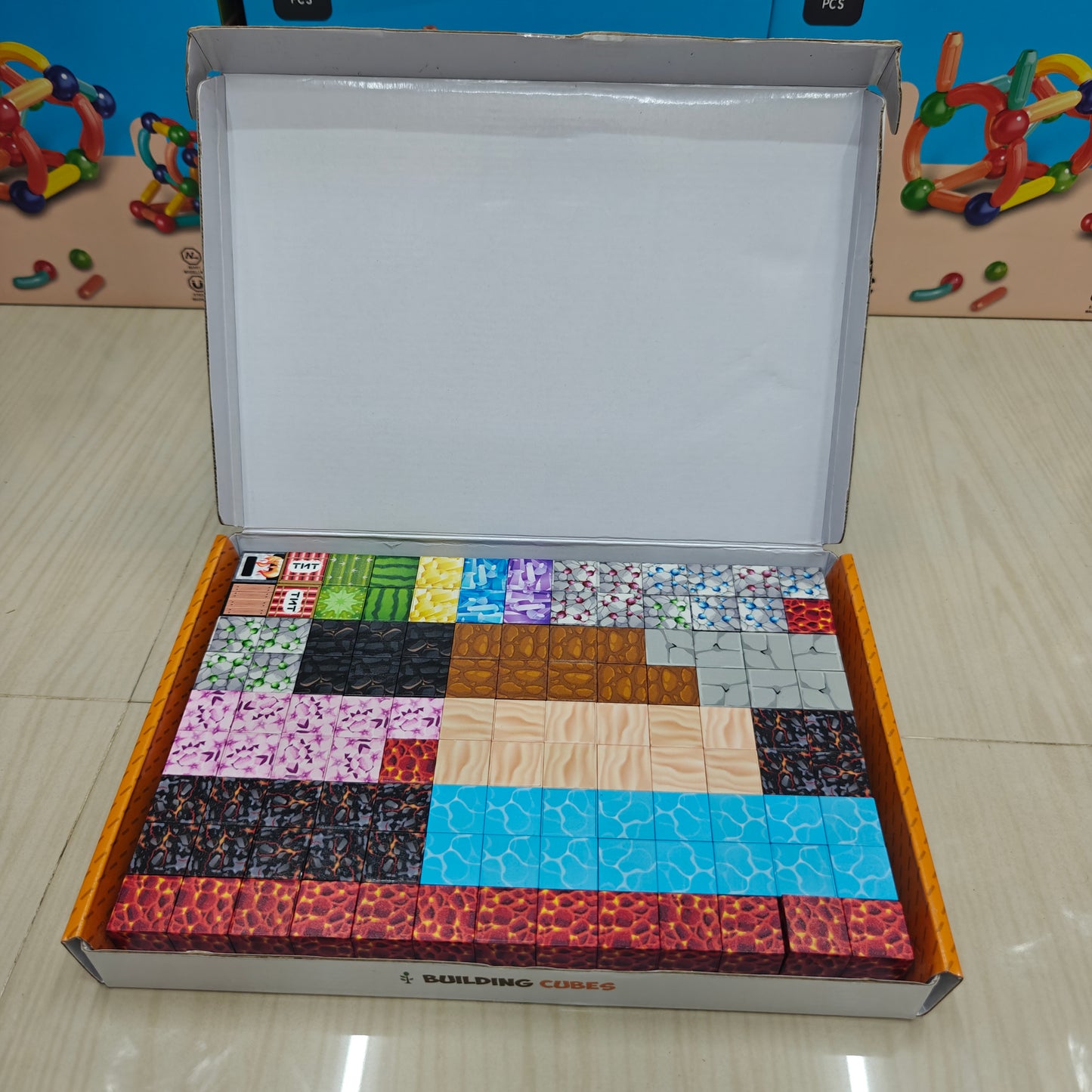 MINECRAFT MAGNETIC BLOCKS (117PCS)