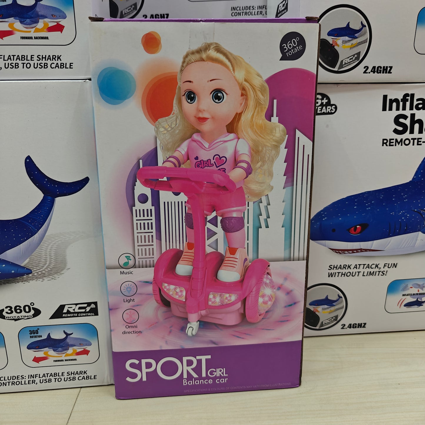 GIRL BALANCE CAR