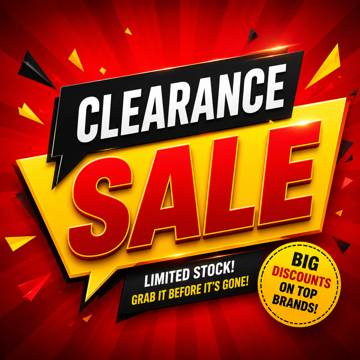 Clearance Sale