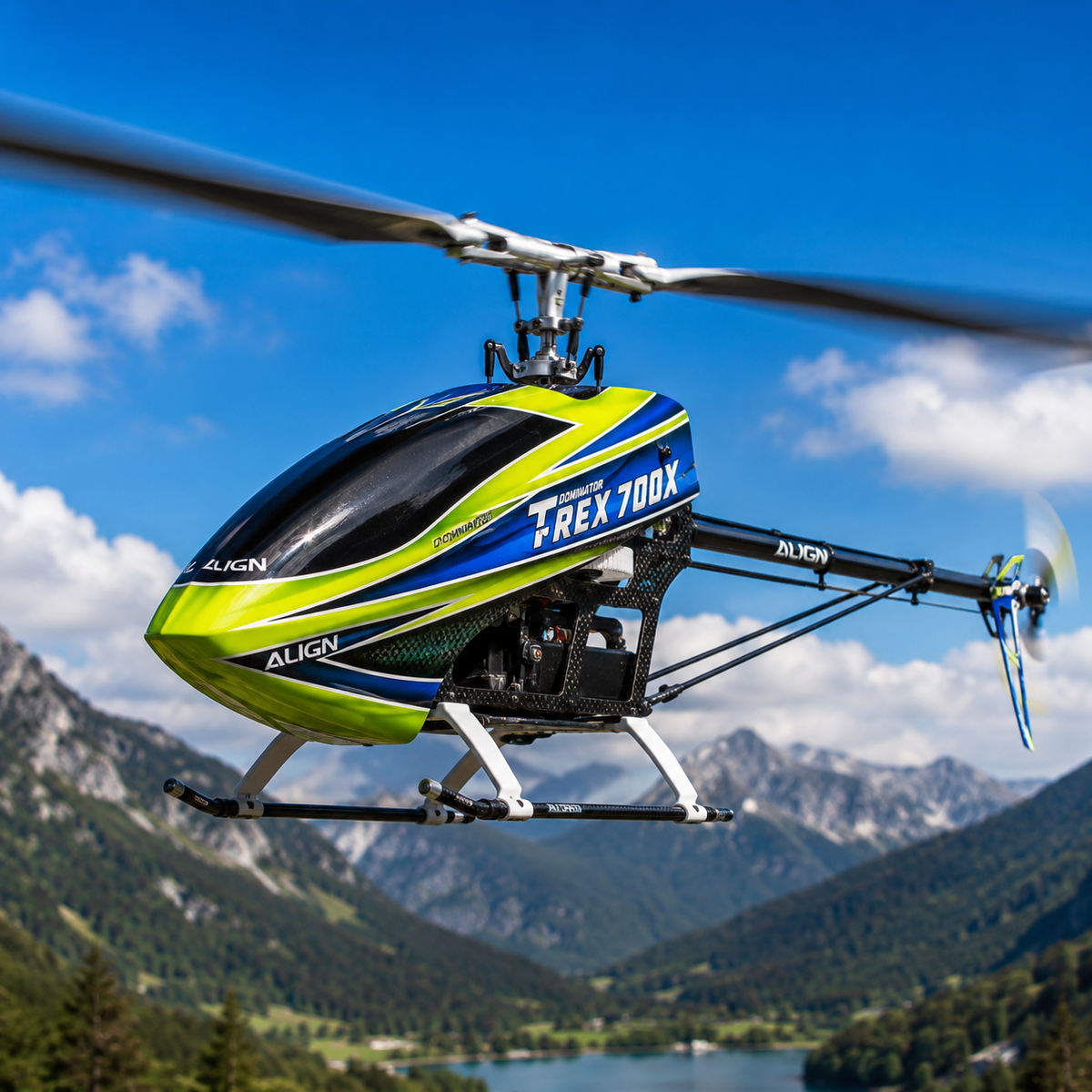 DRONE AND HELICOPTER
