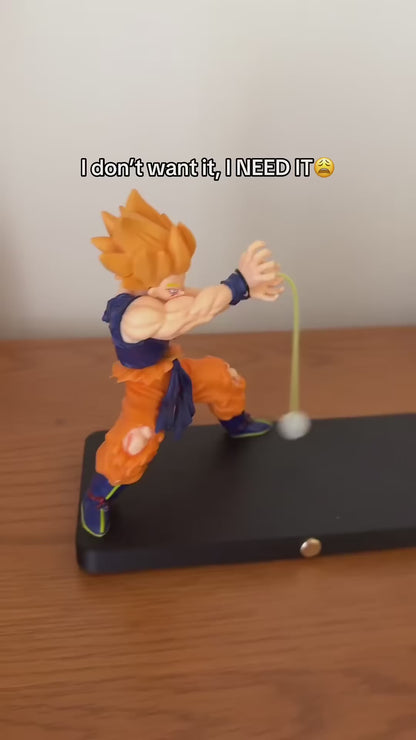 Dragon Ball Z Goku Kamehameha Magnetic Touch Night Light – LED Desk Lamp Anime