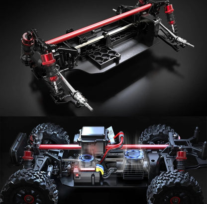 MJX 14209 Hyper Go Brushless RC Car – 4WD High Speed with Max Speed Upgrade Support & Extra Tyres, Springs & Tool Kit