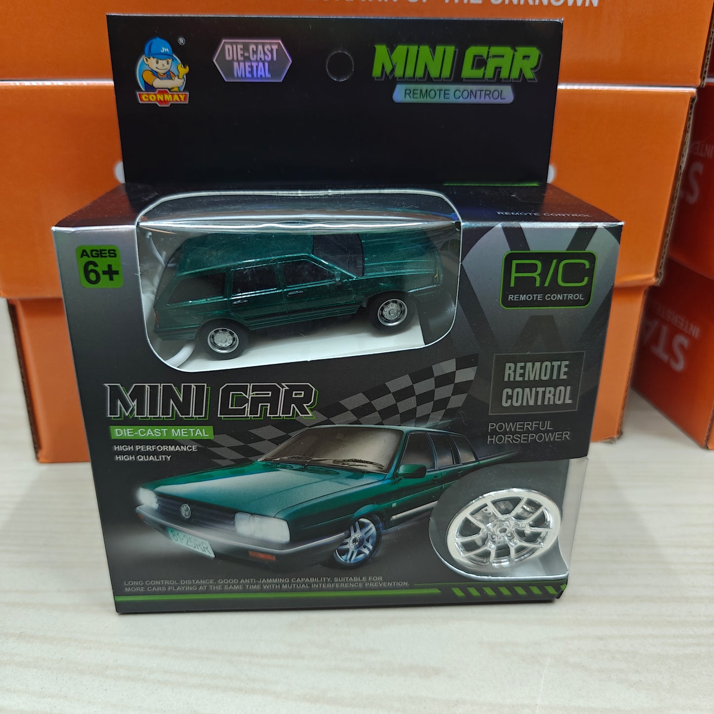 MINI RC CAR WITH GUN TYPE REMOTE