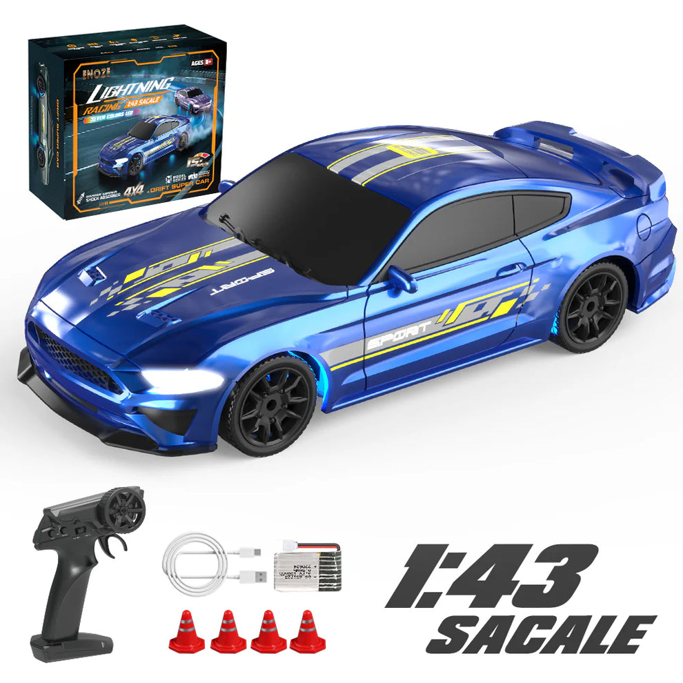 ENOZE 1:43 MINI RC DRIFT CAR LIGHTNING RACING