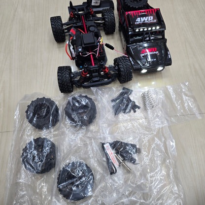 MJX 14209 Hyper Go Brushless RC Car – 4WD High Speed with Max Speed Upgrade Support & Extra Tyres, Springs & Tool Kit