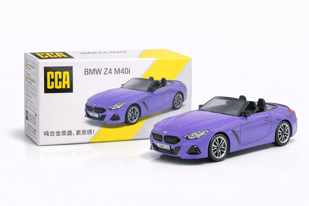 CCA BMW Z4 M40i Diecast Convertible – Premium 1:57 Scale Mini Sports Car Model