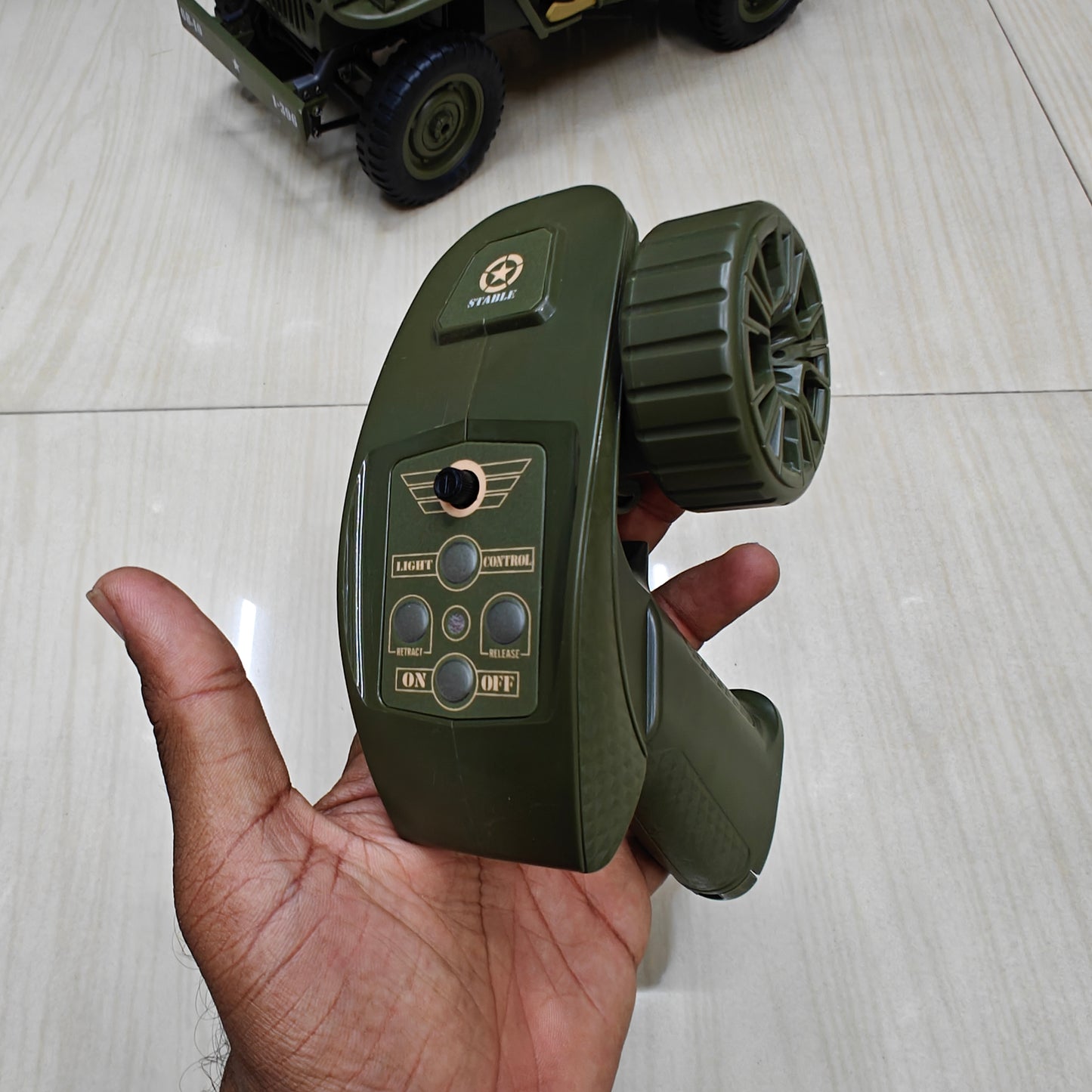 JJRC C8815 RTR 1/10 4WD RC Willys Military Truck – Rock Crawler with Metal Frame & LED Lights