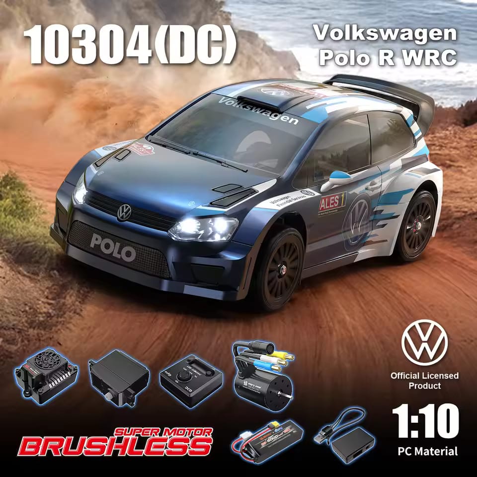 MJX Hyper Go 10304DC 1:10 Volkswagen Polo R WRC Brushless RC Rally Car – 70km/h 3S RTR(AVAILABLE ON PRE ORDER BASIS)