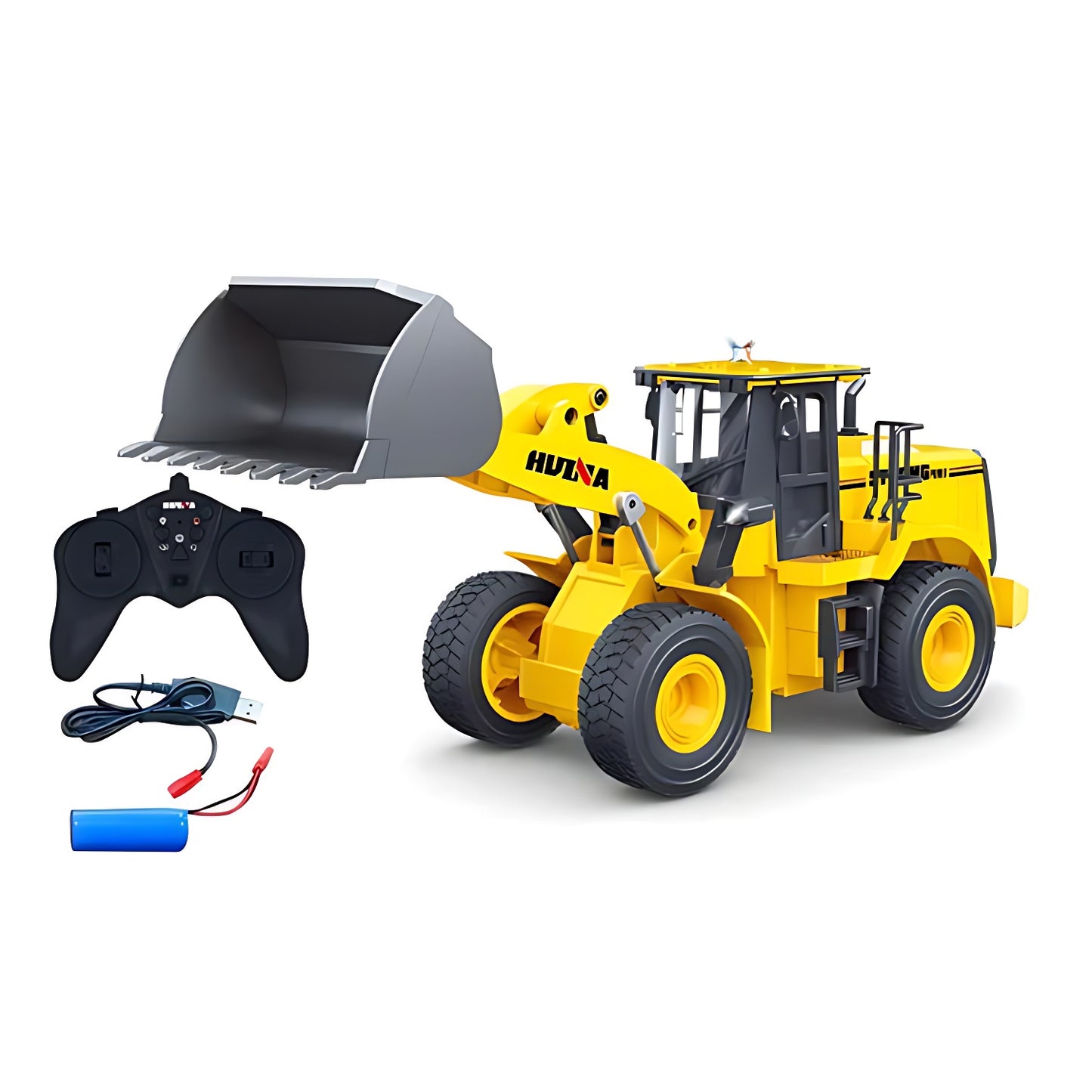 Huina 1552 1:16 11CH RC Loader Bulldozer Alloy