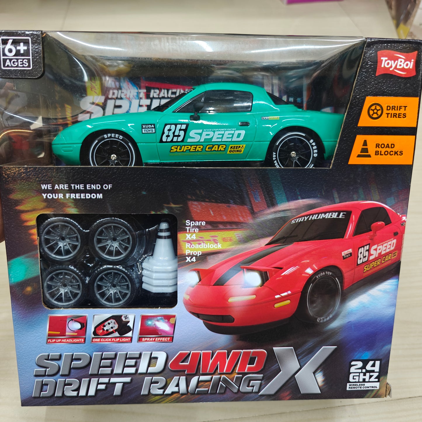 MAZDA 4WD RC DRIFT WITH POPPING LIGHTS