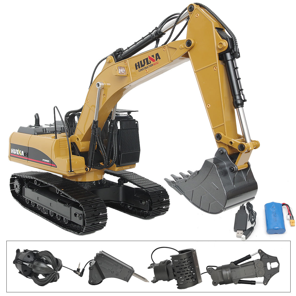 HUINA 1580 version 5 FULL METAL BODY EXCAVATOR