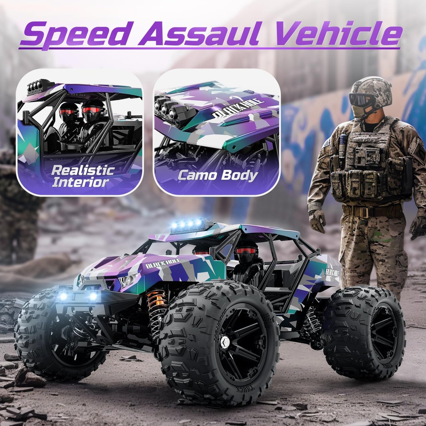 HoSpeed Black Hole Truggy 4WD HS14331 1:14