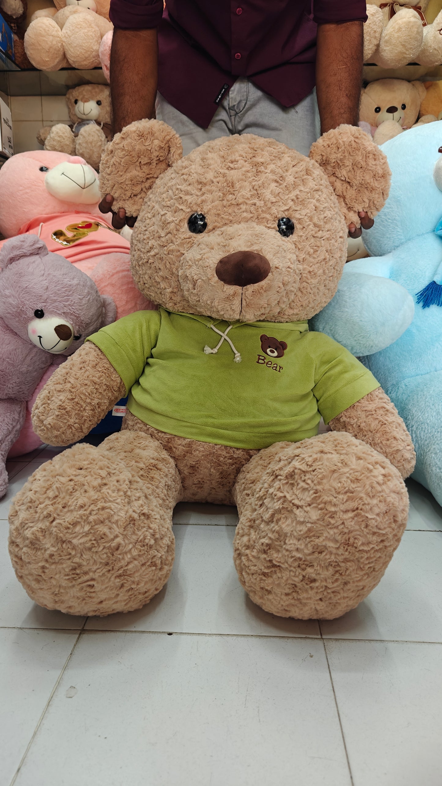 4 FEET PREMIUM CREAM TEDDY BEAR