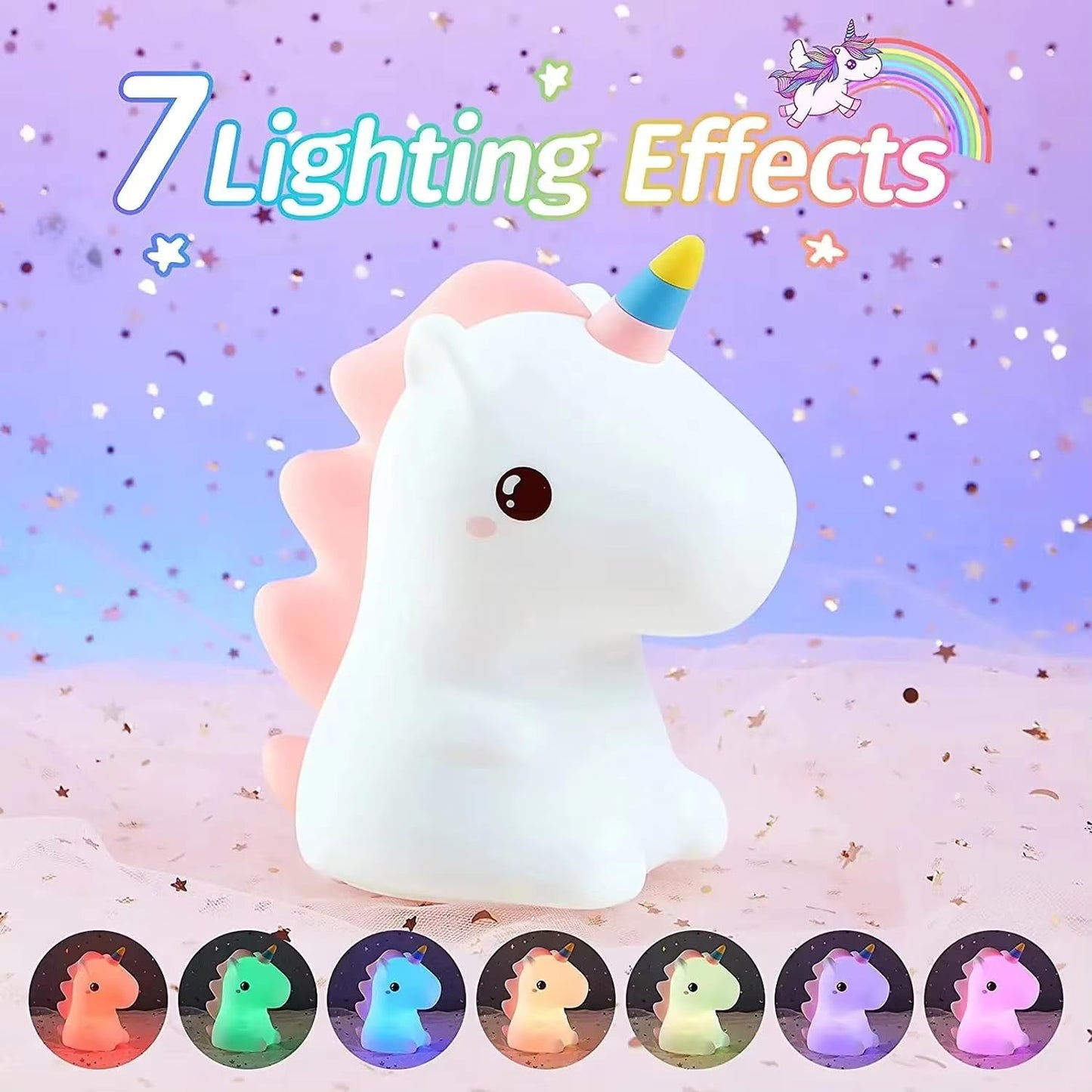 SILICONE UNICORN LAMP