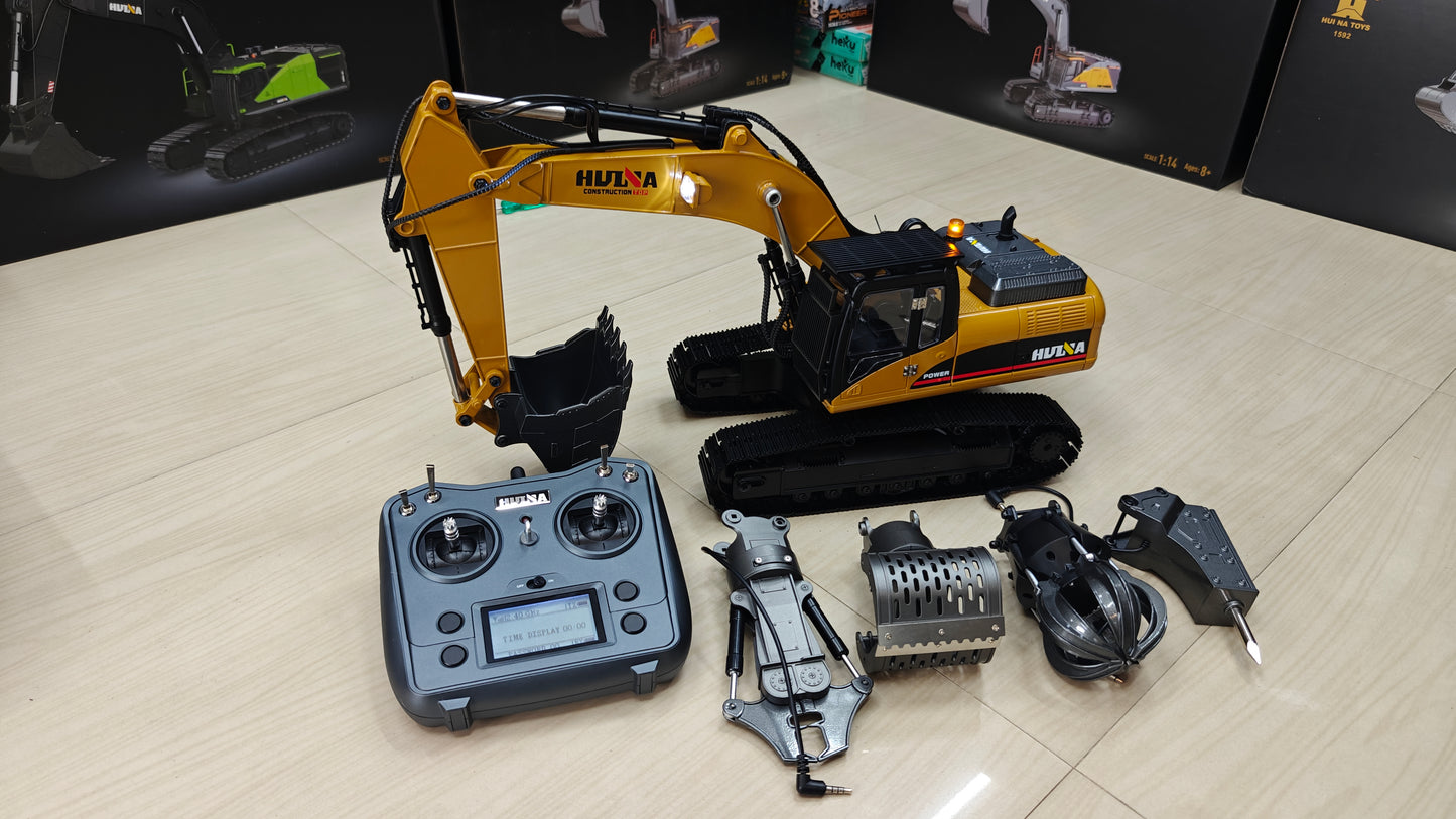HUINA 1580 version 5 FULL METAL BODY EXCAVATOR