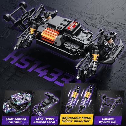 HoSpeed Black Hole Truggy 4WD HS14331 1:14