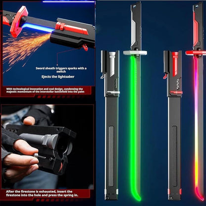 Lightsaber Sword – LED Light Blade with Real Sparks & Smoke Effect