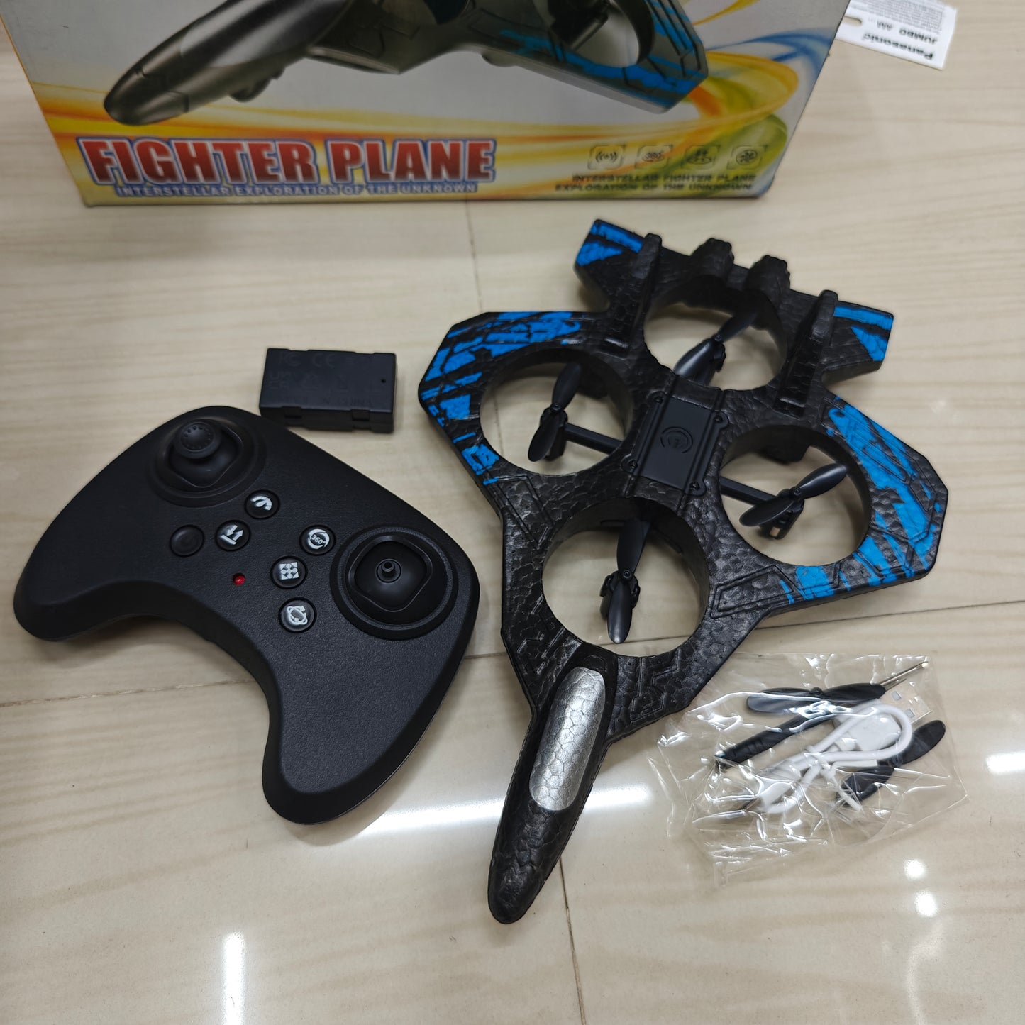 RC FIGHTER JET WITH EXTRA BATTERY