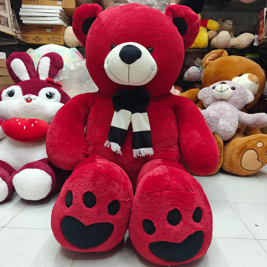 5 FEET RED IMPORTED TEDDY BEAR