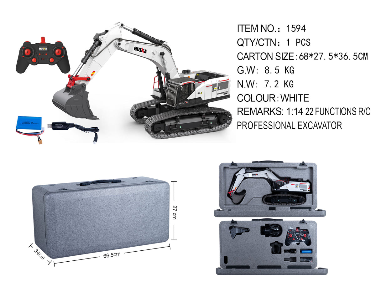 Huina 1594 RC EXCAVATOR (2026 Model)