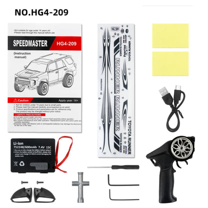 HGRC HG4-209 Toyota 4Runner 1/18 Alloy RC Car Crawler