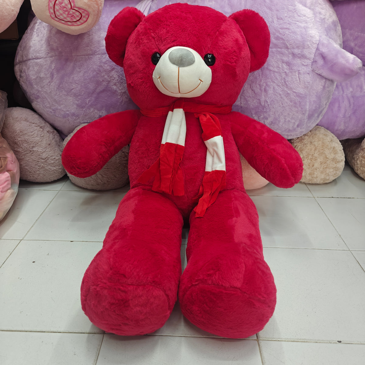3 FEET RED PREMIUM TEDDY BEAR