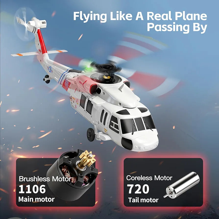 WLToys K270 Black Hawk Helicopter 4 Channel Four-Rotor Optical Flow Brushless Version
