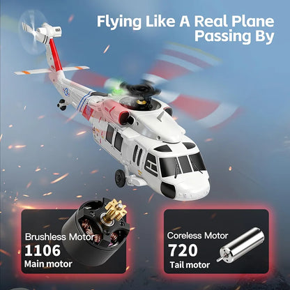 WLToys K270 Black Hawk Helicopter 4 Channel Four-Rotor Optical Flow Brushless Version