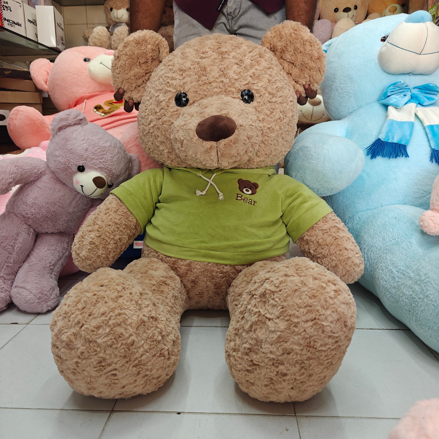 4 FEET PREMIUM CREAM TEDDY BEAR