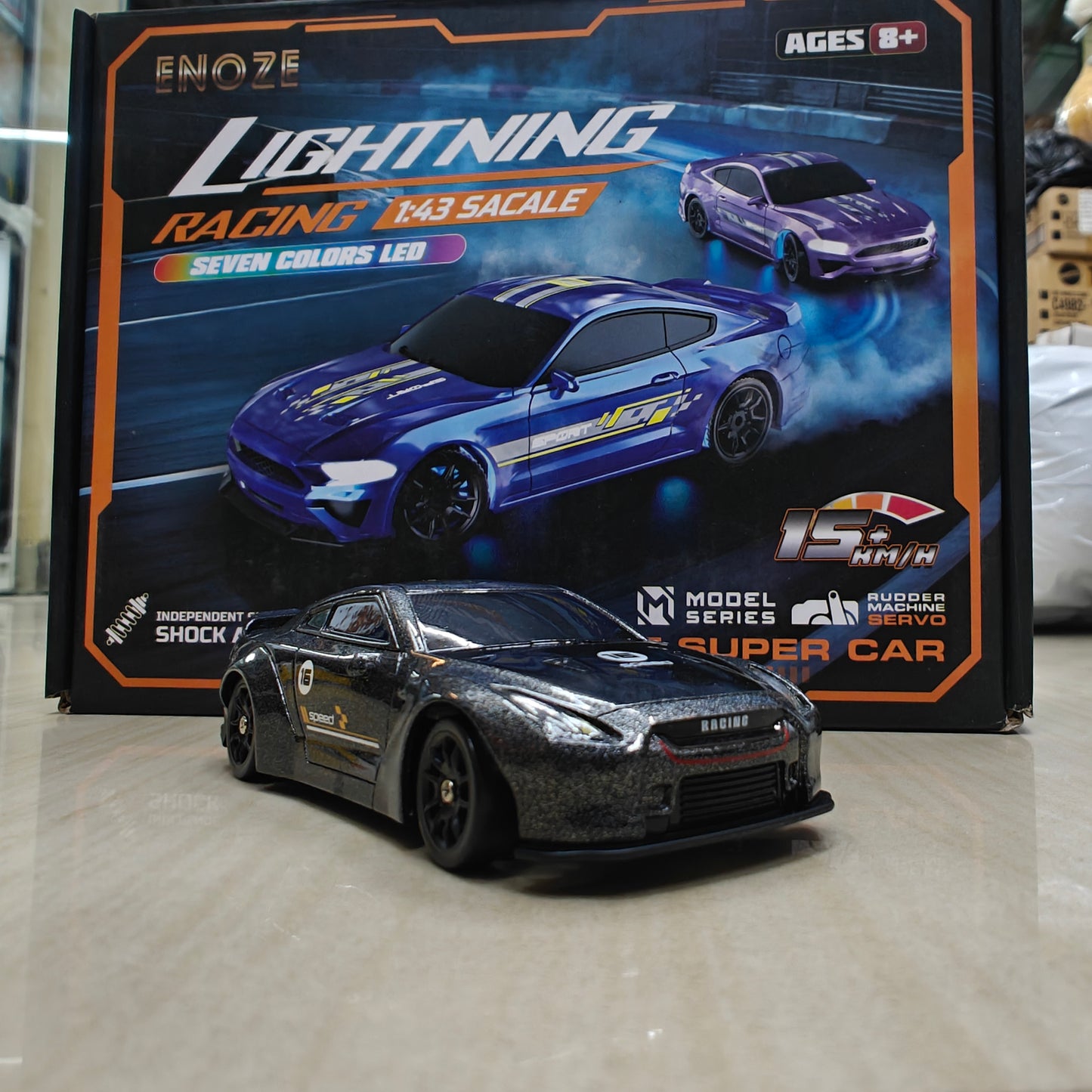 ENOZE 1:43 MINI RC DRIFT CAR LIGHTNING RACING