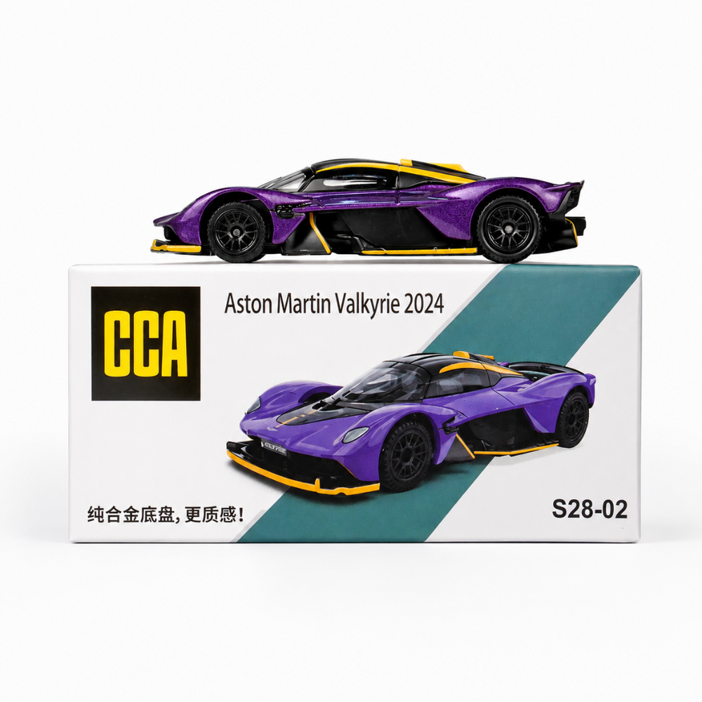 CCA Aston Martin Valkyrie Die-Cast Model Car 1:64 Scale
