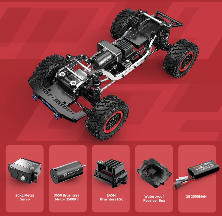 MJX H12P 1:12 Ford Bronco RTR Crawler 3650 Brushless(AVAILABLE ON PRE ORDER BASIS)