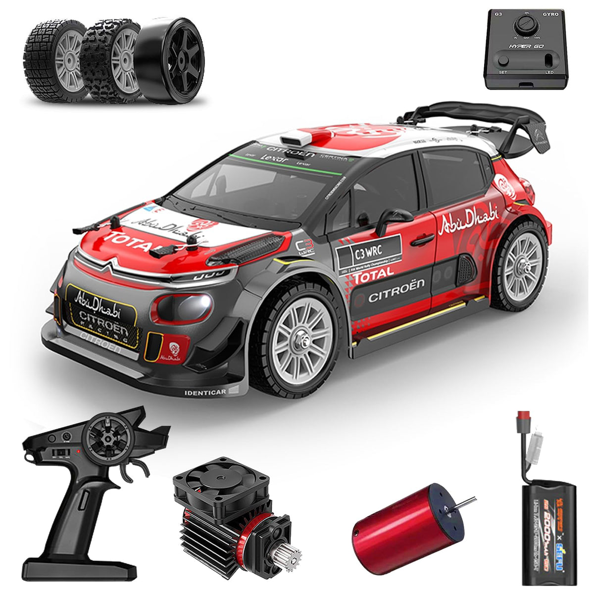 MJX Hyper Go 7303DC 1:7 WRC C3 RC Car(AVAILABLE ON PRE ORDER BASIS)