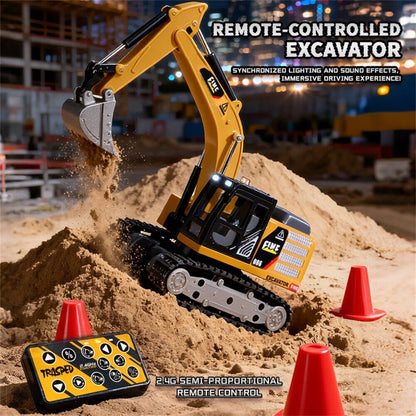TRASPED  1:64 Scale MINI Alloy RC Excavator