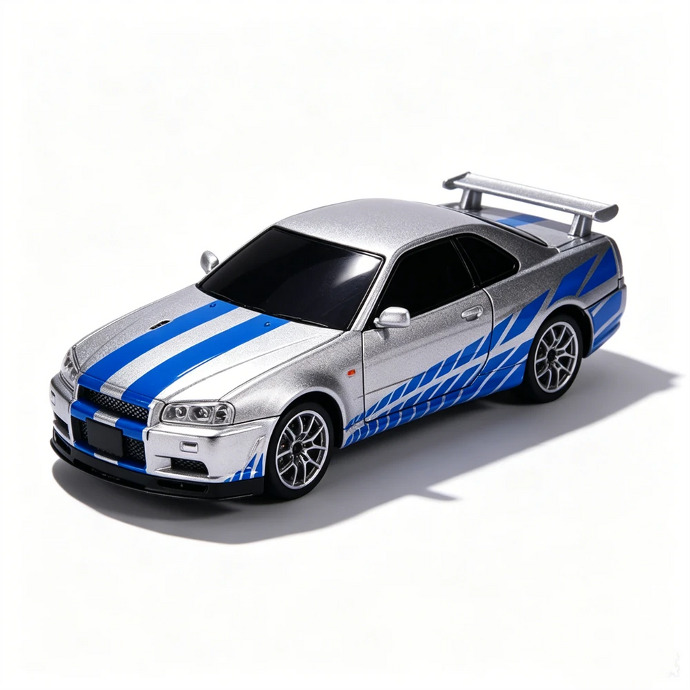 HB Toys Racing Rally 1:43 Nissan Skyline R34 Drift RC Car
