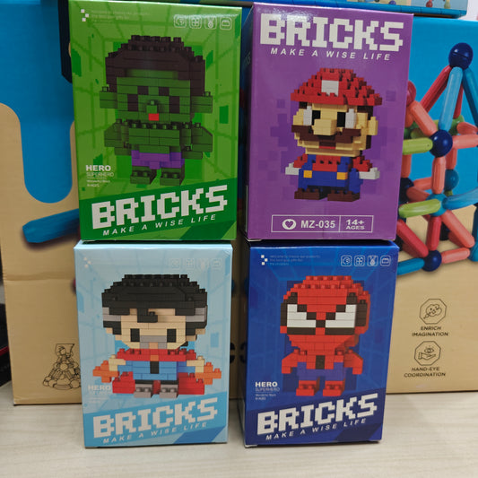 MINI LEGO BLOCKS(SET OF 4)