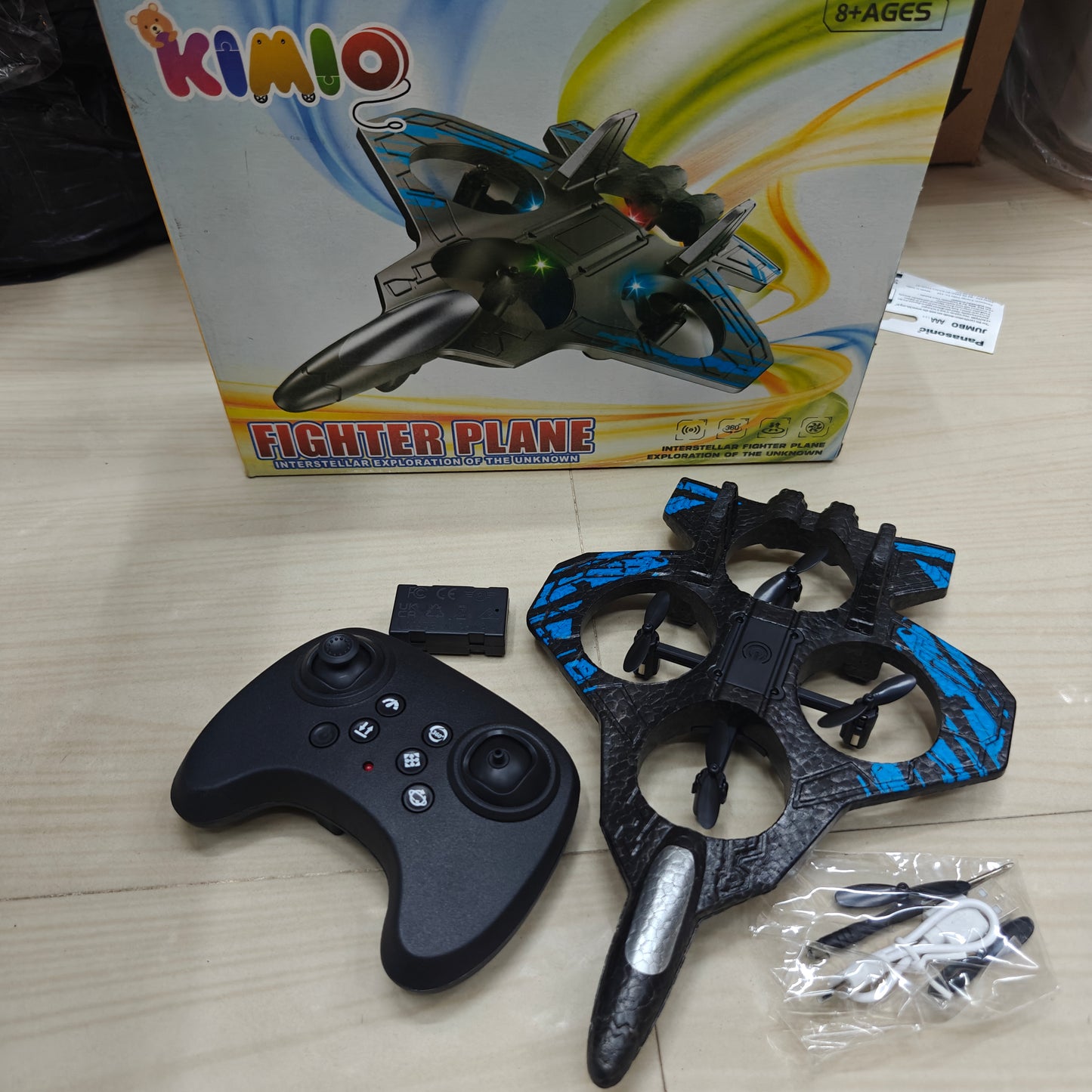 RC FIGHTER JET WITH EXTRA BATTERY