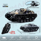 JJRC C8812 MAX 1:12 RC Tracked Drifting Off-Road Vehicle 360° Rotation
