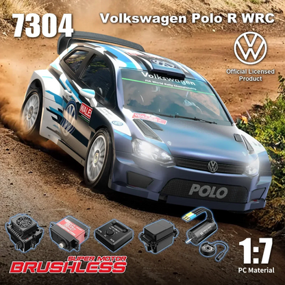 MJX Hyper Go 7304 1:7 Volkswagen Polo R WRC RC Rally Car 4S Brushless 60km/H(AVAILABLE ON PRE ORDER BASIS)