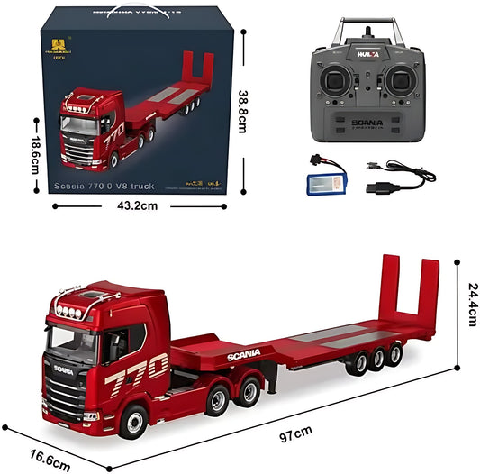 HUINA 1501A RC SCANIA 770s HOBBY GRADE HAULER upto 25kgs WEIGHT LIFTING WITH FULLY REMOTE CONTROL
