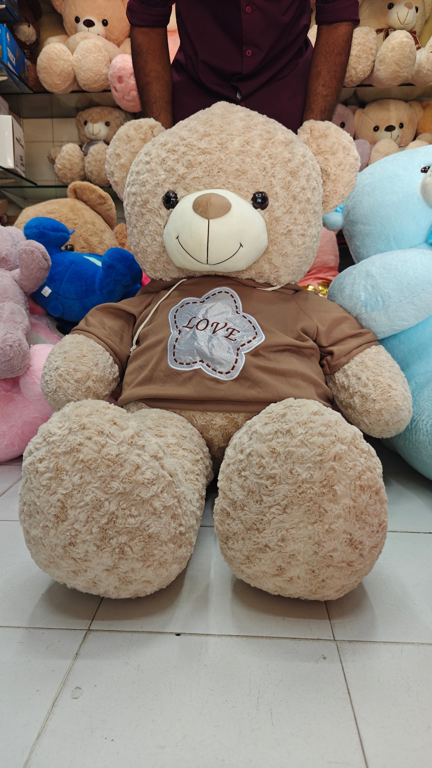 4.8 PREMIUM CREAM TEDDY BEAR