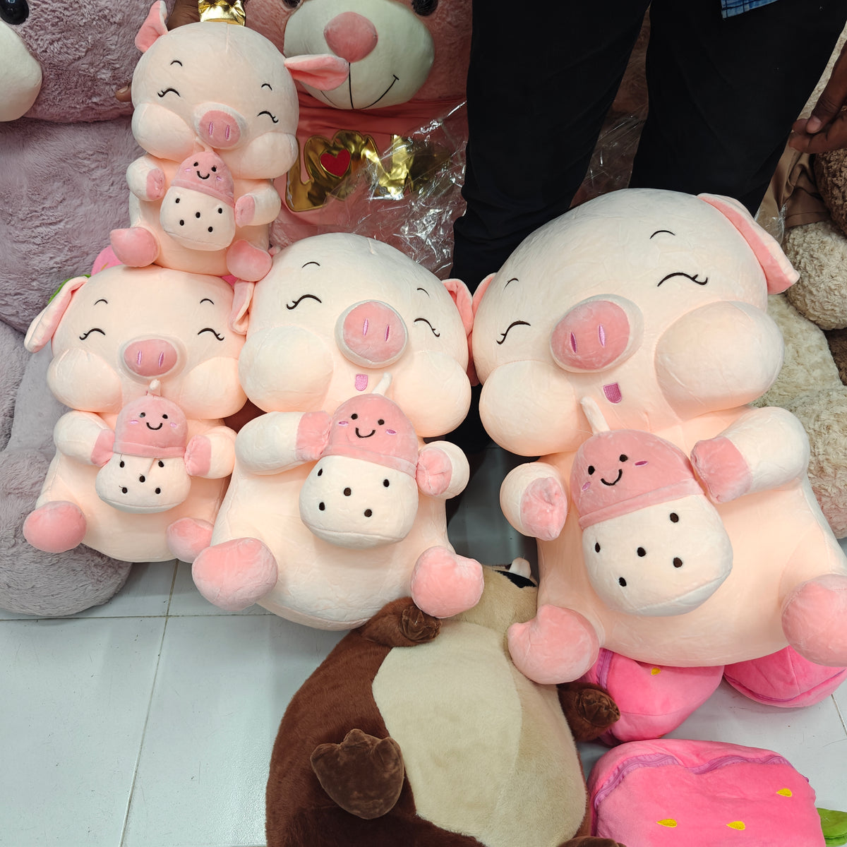 MILK PIG PLUSH TOY