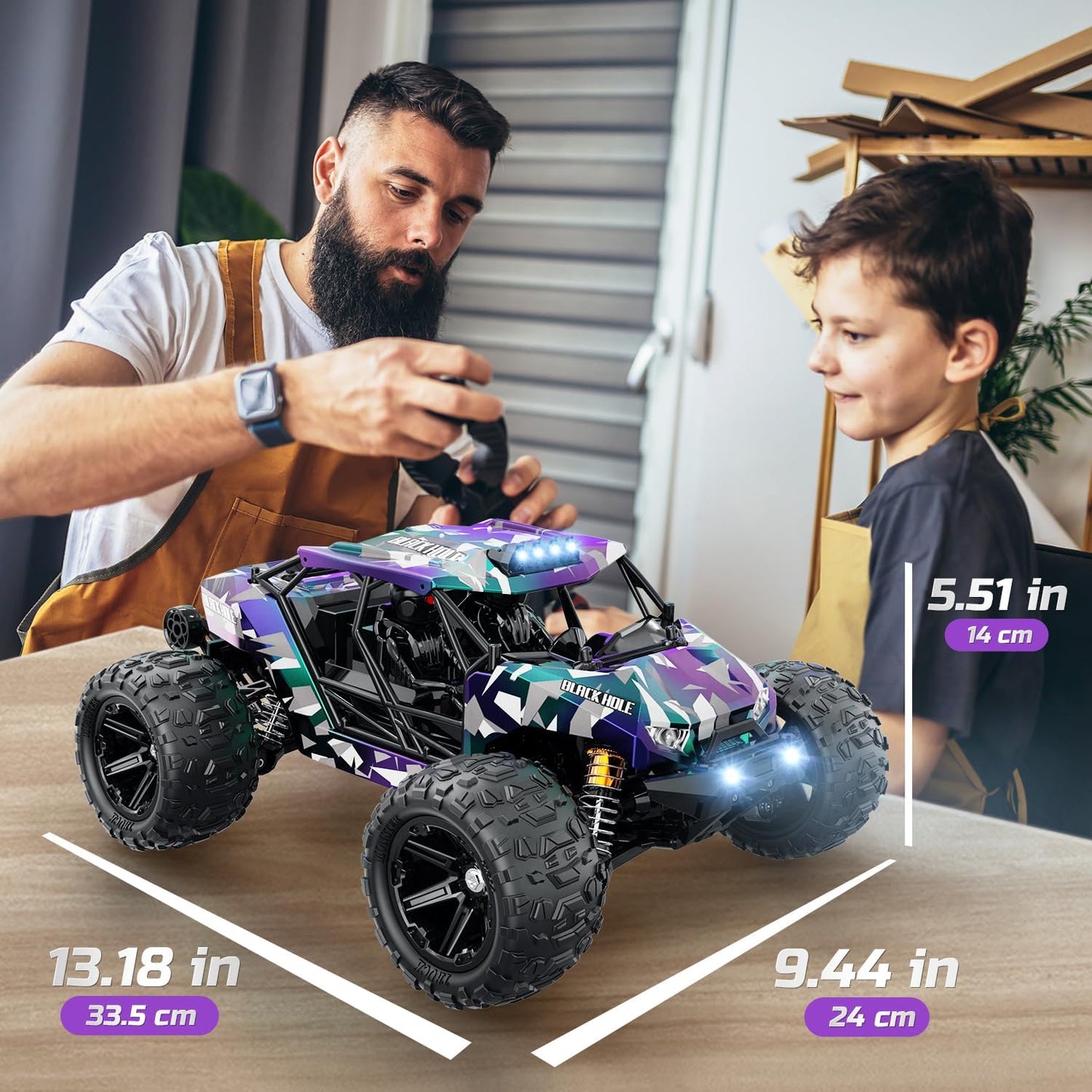 HoSpeed Black Hole Truggy 4WD HS14331 1:14
